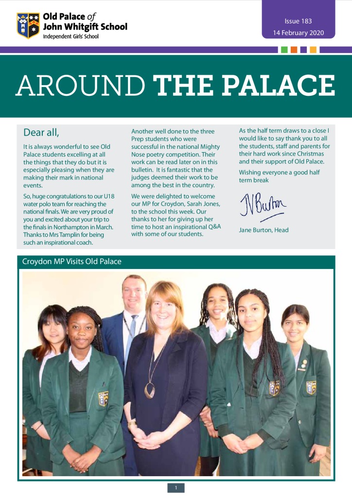 Bulletin cover