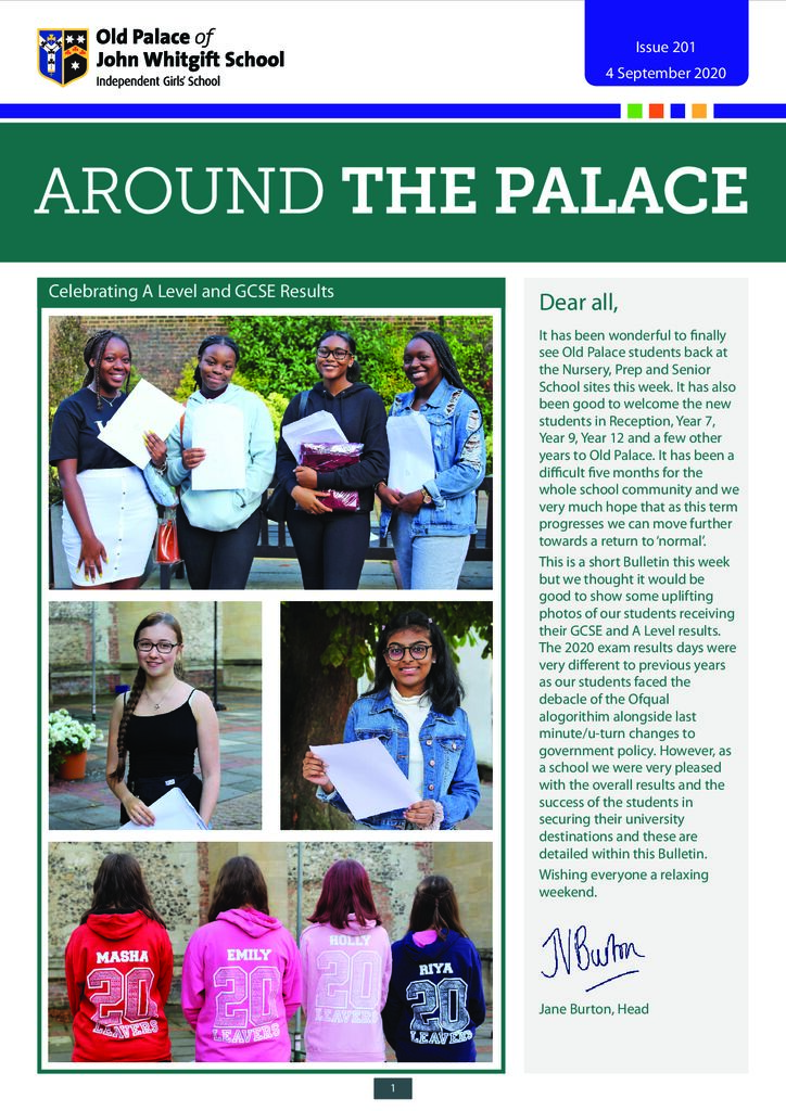 Bulletin cover