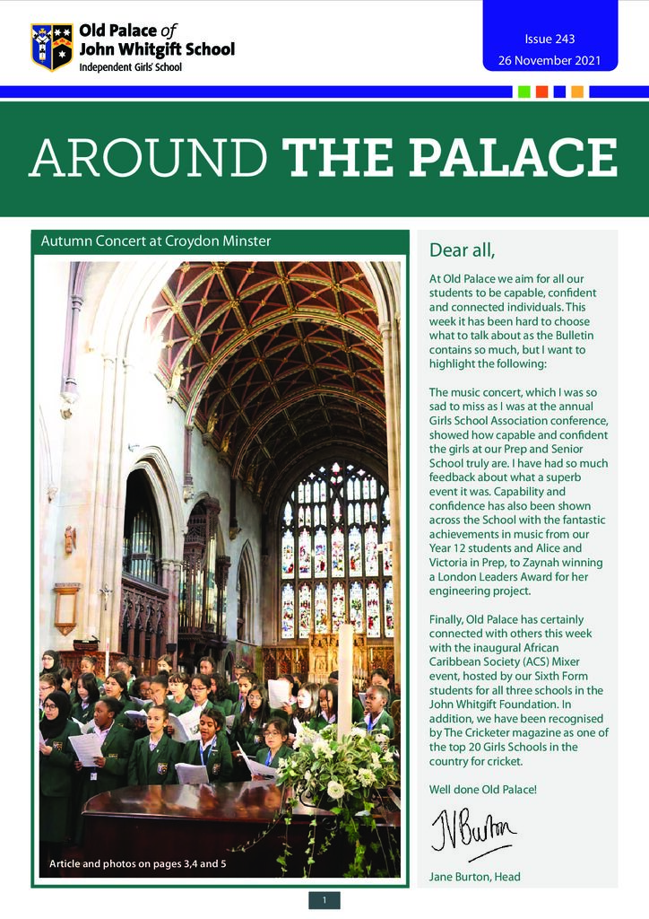 Bulletin cover