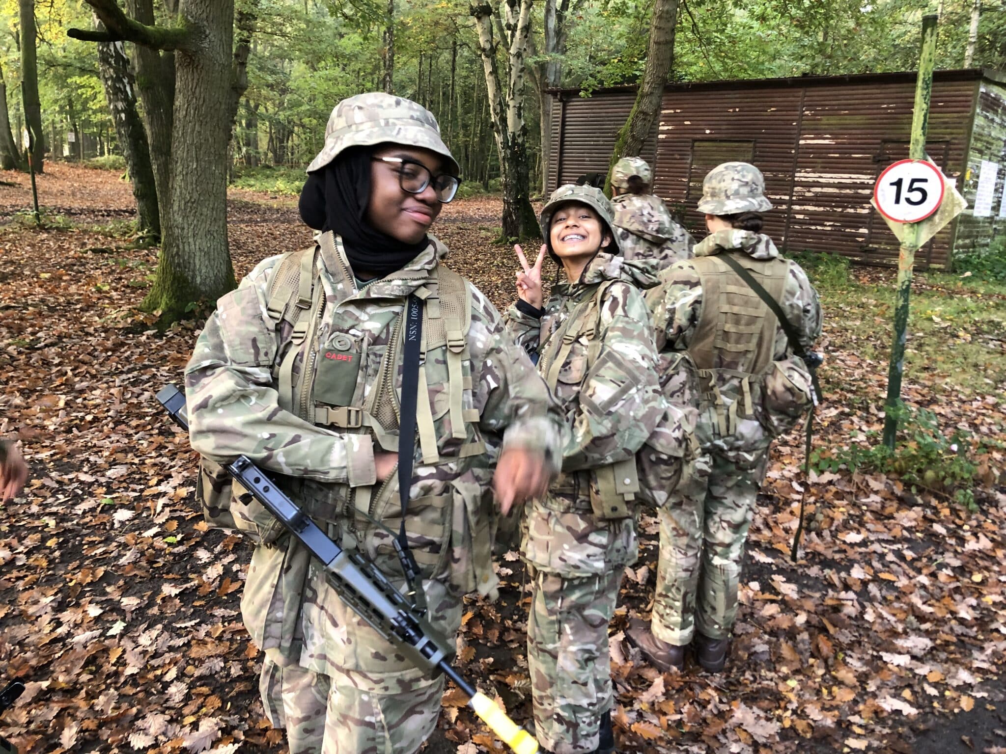 CCF Camp at Mereworth Army Training Centre - Old Palace